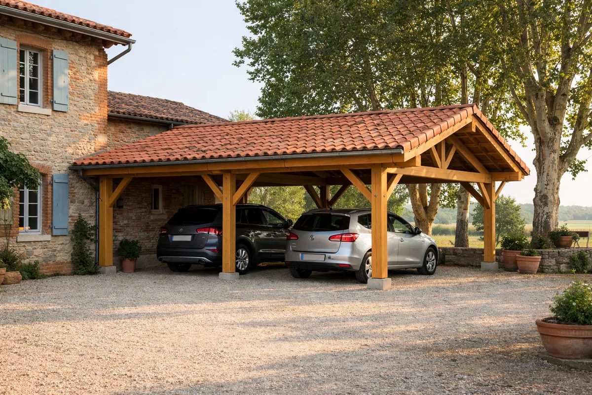 Carport bois